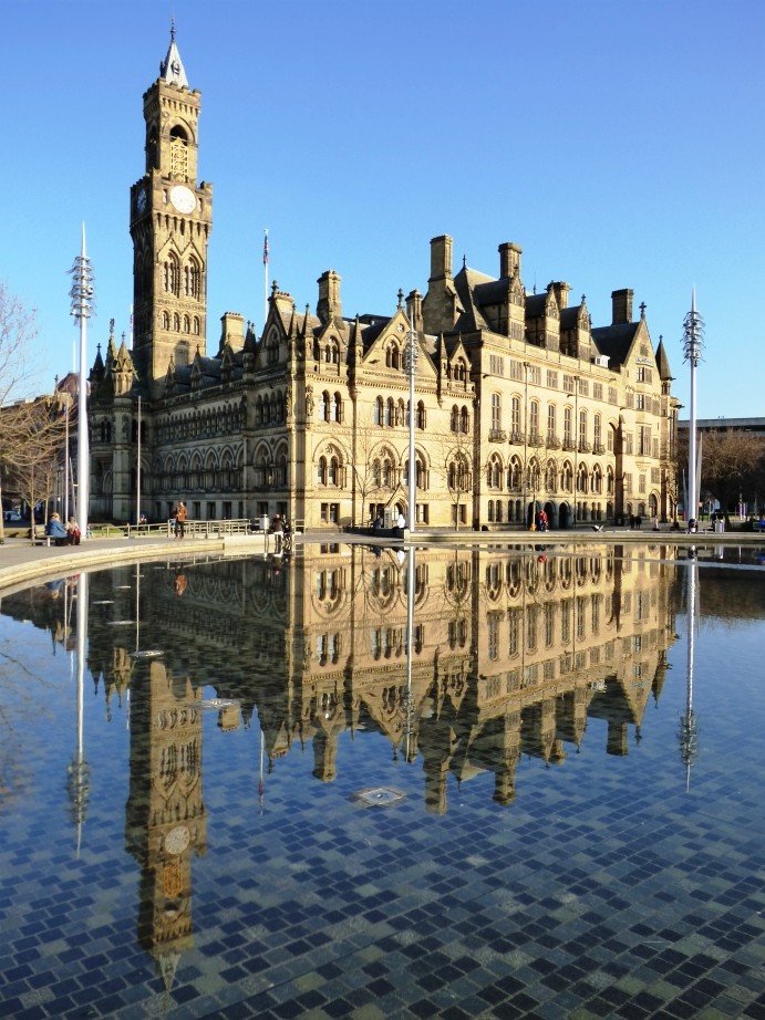 Reflections in Bradford by fishers