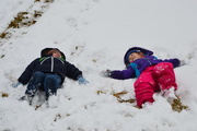 13th Feb 2020 - Our Youngest Two Grandchildren In Snow