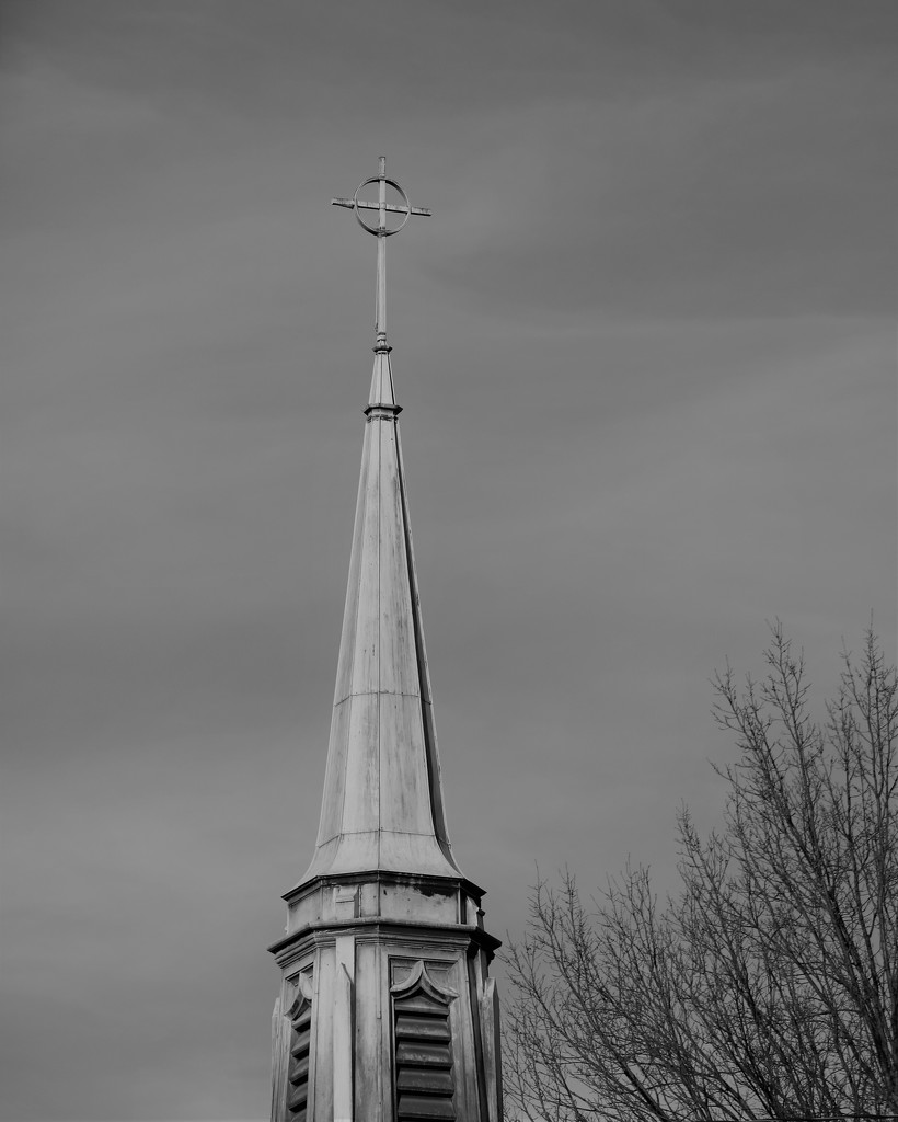 February 13: Church Steeple by daisymiller