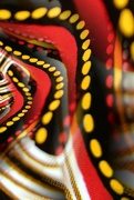 13th Feb 2020 - Aboriginal drinks coaster abstracted...........