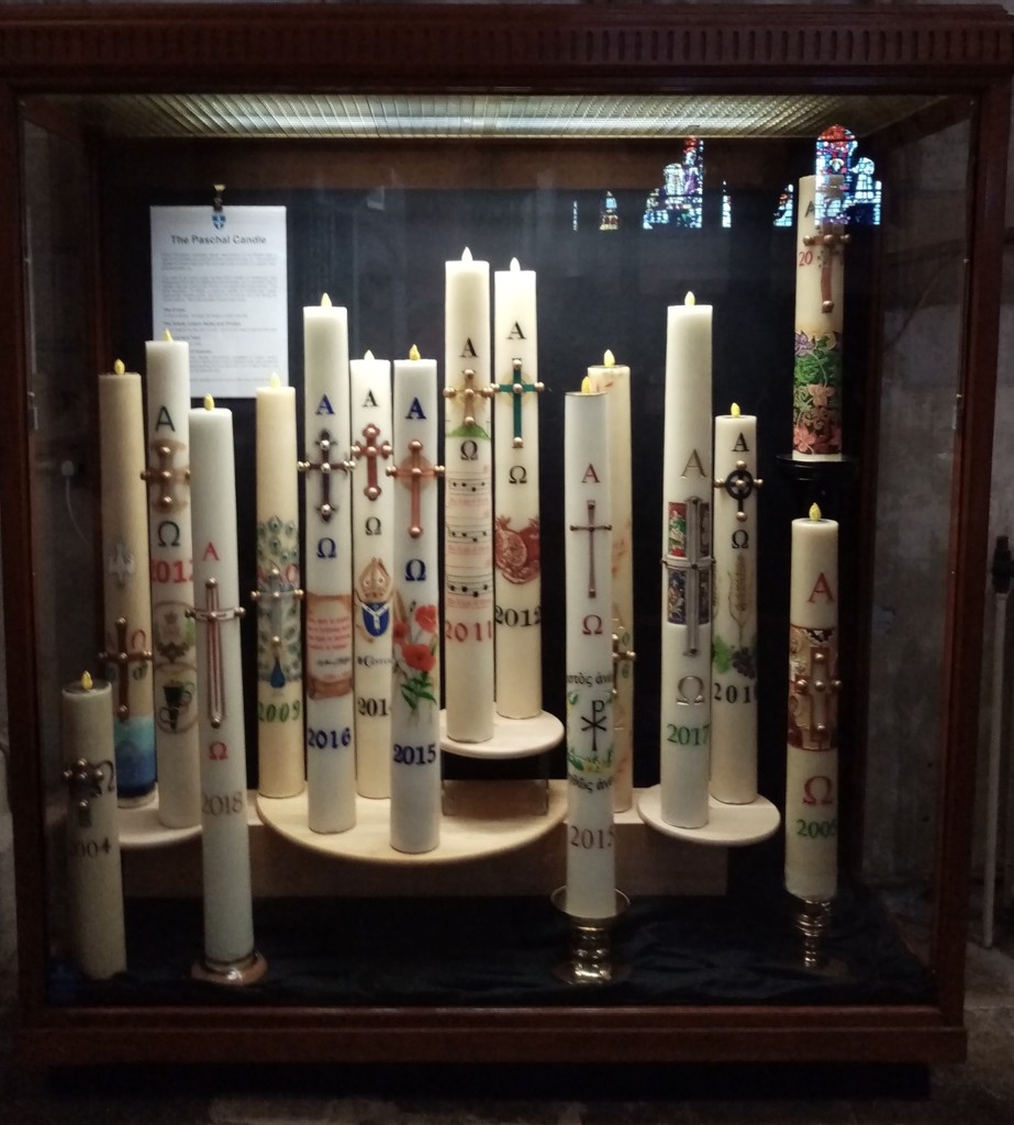 Paschal Candles Canterbury Cathedral  by foxes37