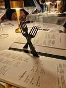 14th Feb 2020 - A menu with forks. 