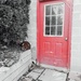 I see a red door by francoise