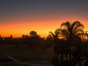 17th Feb 2020 - Sunset over the golf club