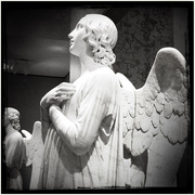 15th Feb 2020 - Angels At The Art Museum | Black & White