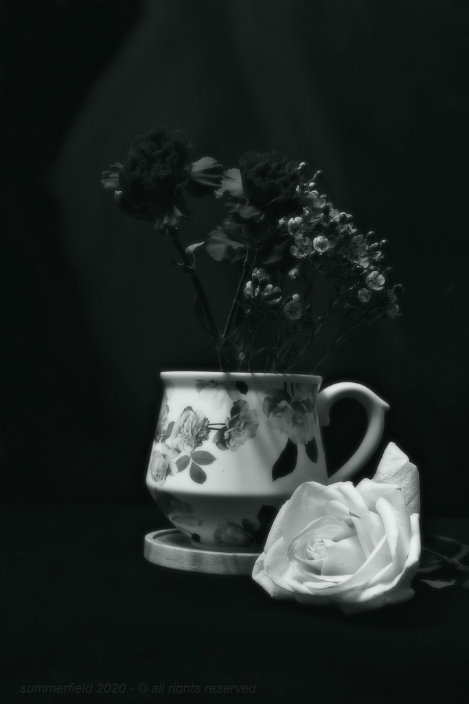 a still life of flowers by summerfield