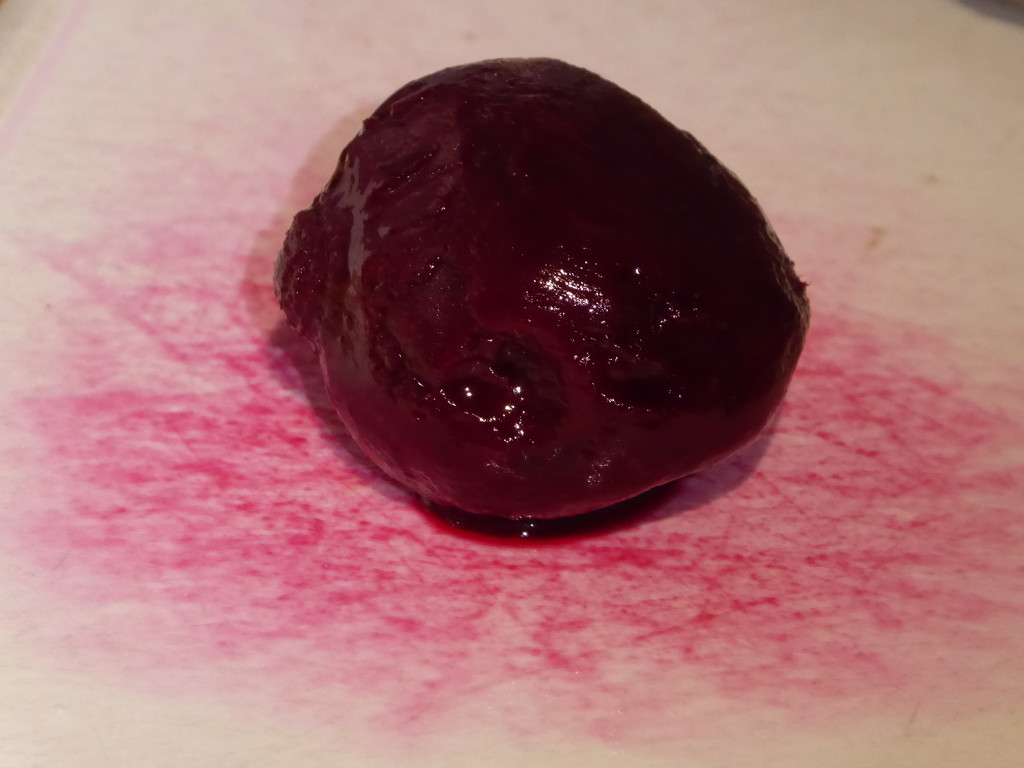 The staining power of beetroot by speedwell