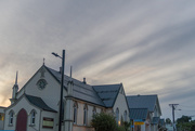 26th Sep 2019 - Interesting cloud streak over church