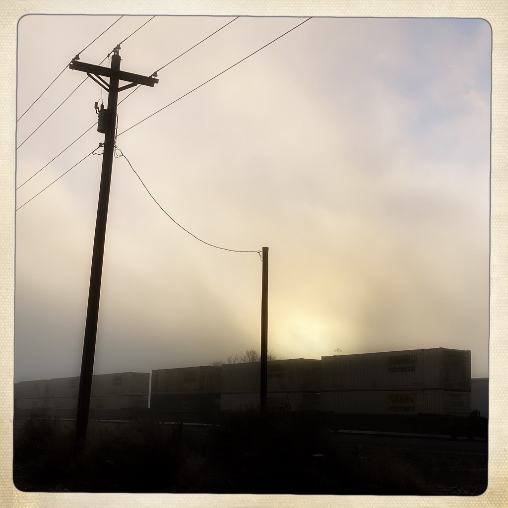 Fog and train by jeffjones