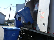 27th Feb 2020 - Putting Recycling Bin in Truck
