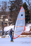 29th Feb 2020 - Ice Wind Surfing on Fonda Lake