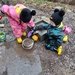 Mimi and Sisu are making mud soup but not edible by annelis