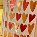 Gold and red hearts.  by cocobella