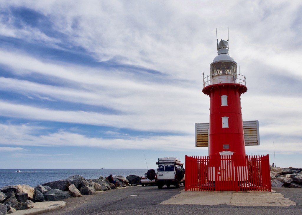North Mole Lighthouse P3020647 by merrelyn