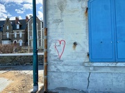 12th Mar 2020 - Red heart and blue shutters. 
