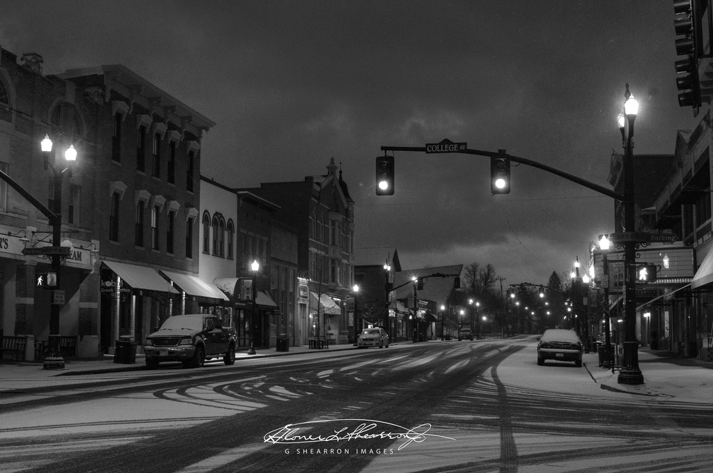 State & College Just Before the Dawn by ggshearron