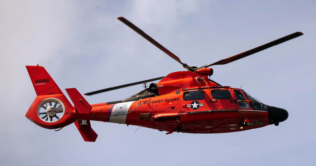 Coast Guard Helicopter Fly-by! by rickster549