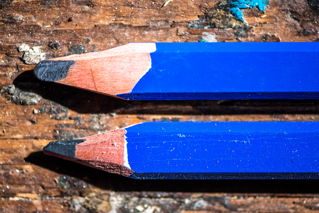 Blue Pencils by kwind