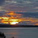Sunset over Puget Sound by byrdlip