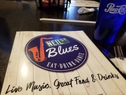 10th Mar 2020 - The glass and menu were the only blues in the joint. 