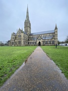 28th Feb 2020 - Salisbury Cathedral - another rainy stormy day   