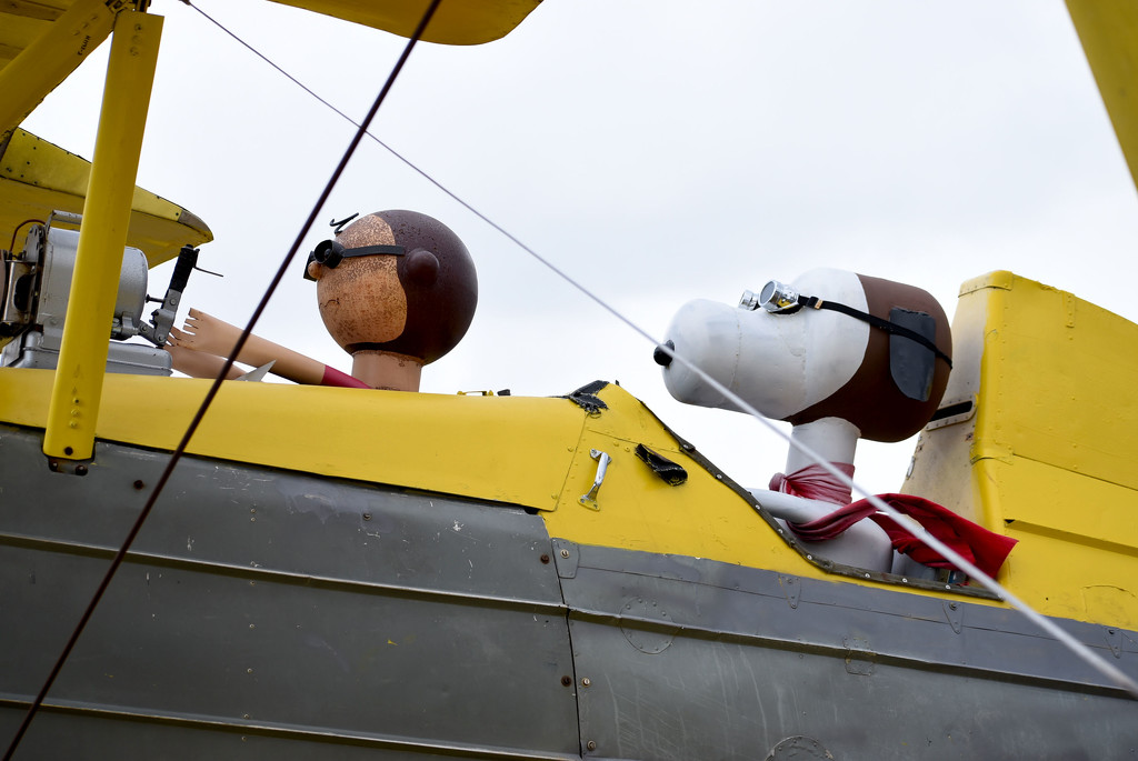 Snoopy and the Red Baron? by bjywamer