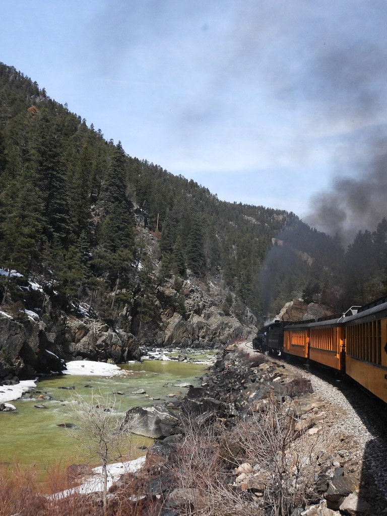 Durango & Silverton Narrow Gauge Railroad Train  by janeandcharlie