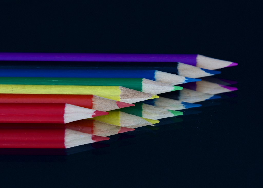 Rainbow Pencils DSC_7326 by merrelyn