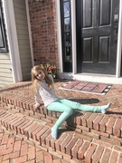 11th Mar 2020 - Everyday after school she races home on her bike and just waits for me on the front porch to slowly catch up