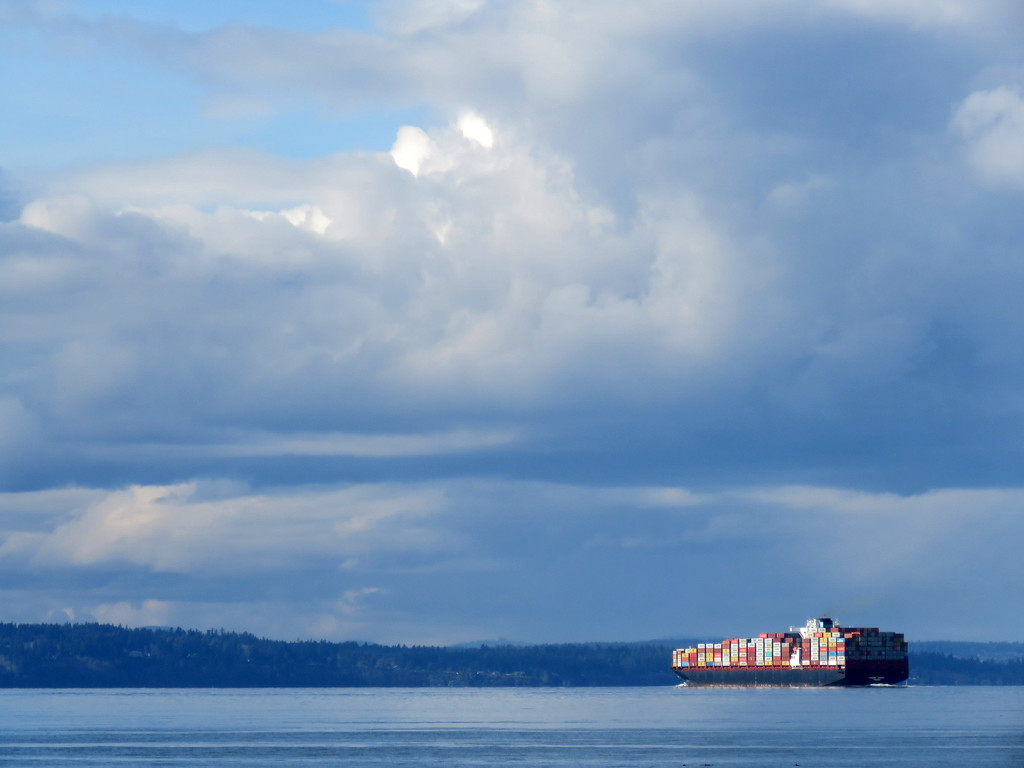 Container Ship  by seattlite