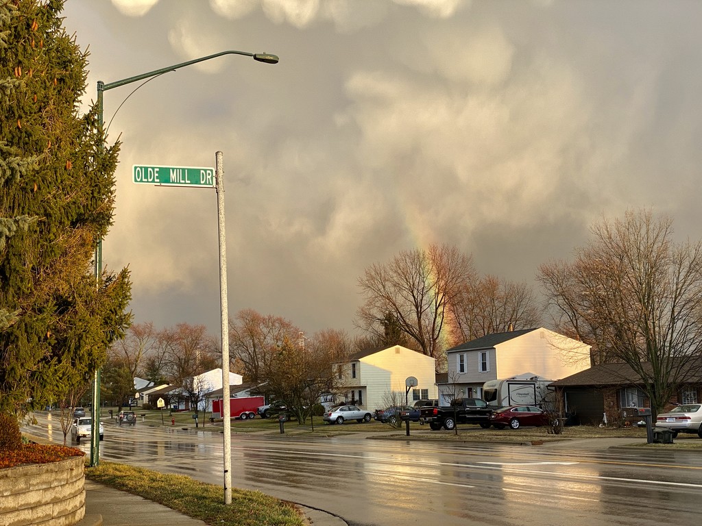 Rainbow Near Old Mill & County Line Rd.  by ggshearron