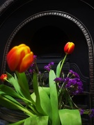 15th Mar 2020 - Flowers by the fireplace 