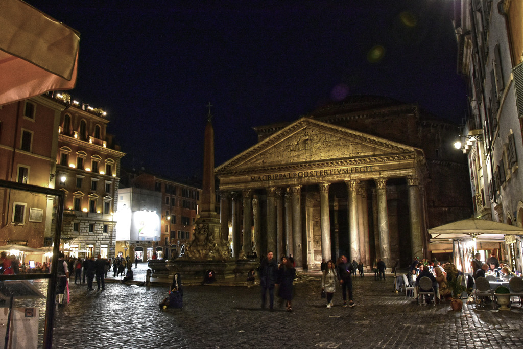 THE PANTHEON AT NIGHT by sangwann