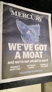 20th Mar 2020 - Today's Tasmanian newspaper front page - A very sad day indeed. 