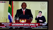 23rd Mar 2020 - SA goes into lockdown 