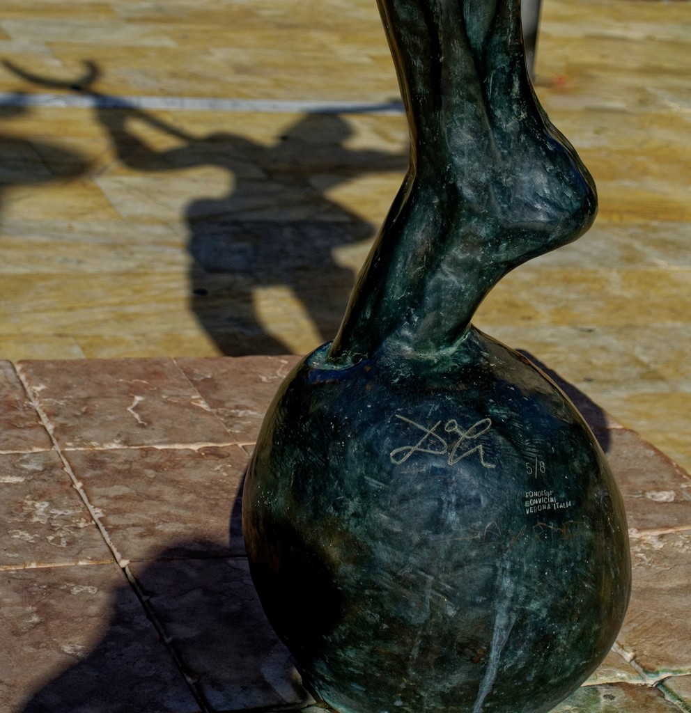 0323 - Base of Salvador Dalí statue in Marbella by bob65