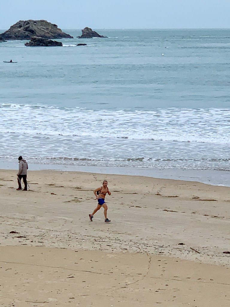 The half naked runner.  by cocobella