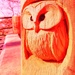 24th March Orange Owl by valpetersen
