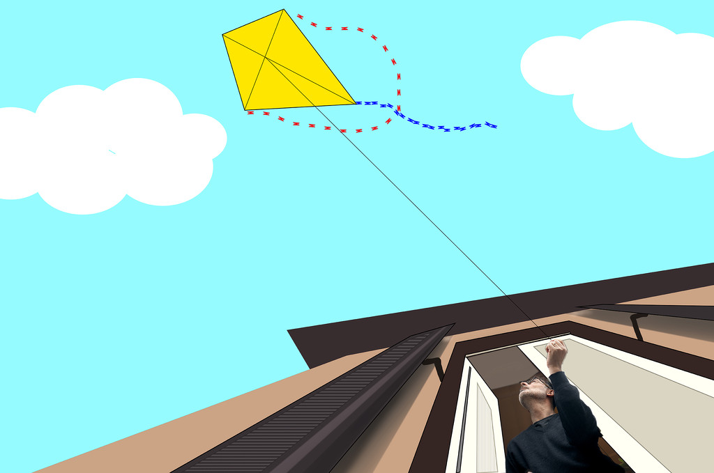 The kite #7 by domenicododaro