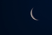 28th Mar 2020 - Tonight's moon appearing - 7.29pm