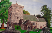 29th Mar 2020 - Village Church (painting)