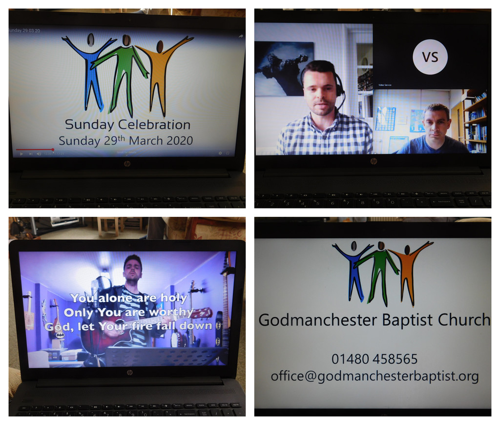Photo a day Lent challenge - Celebrate - Thankful for our team at church who can still make church happen via technology by 365anne