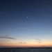 Moon at sunset over the Ashley River, Charleston by congaree
