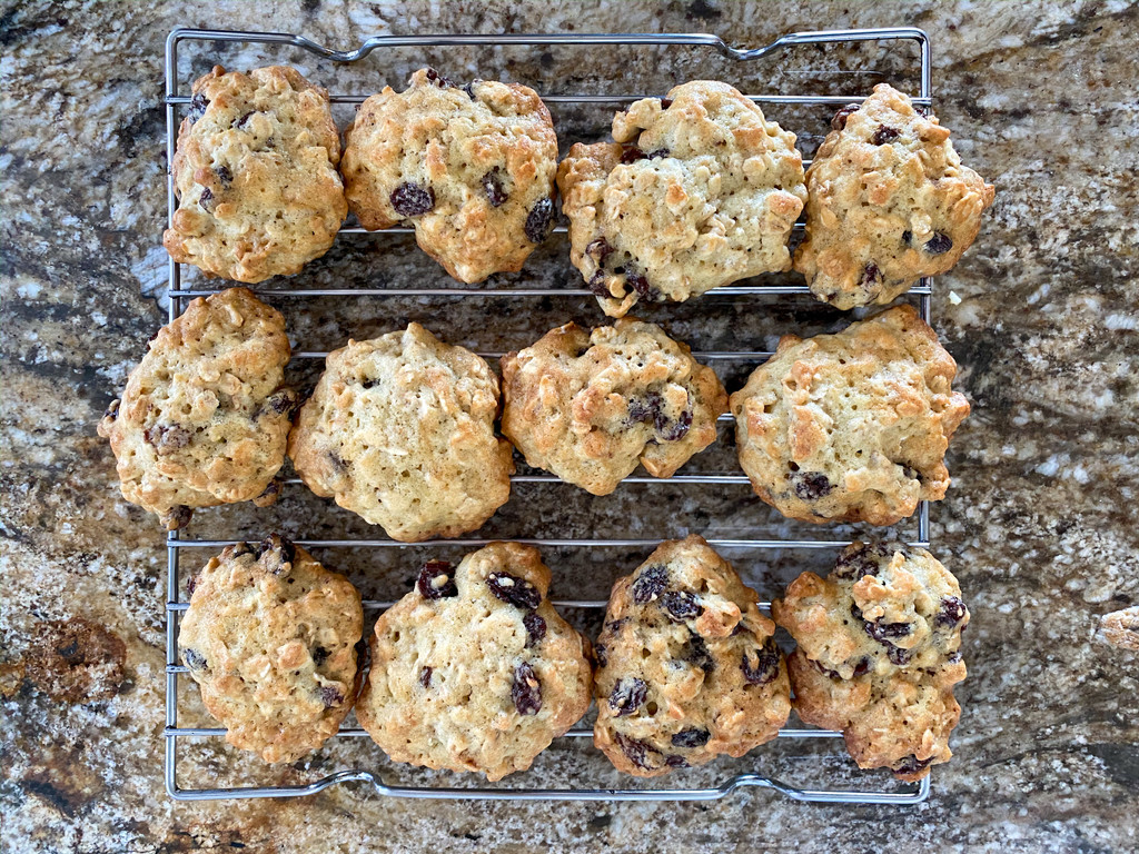 Oatmeal Raison Cookies by sprphotos