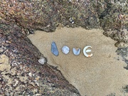 1st Apr 2020 - Love on the beach. 