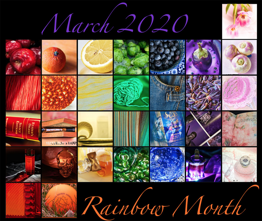 March Rainbow Calendar by gardencat