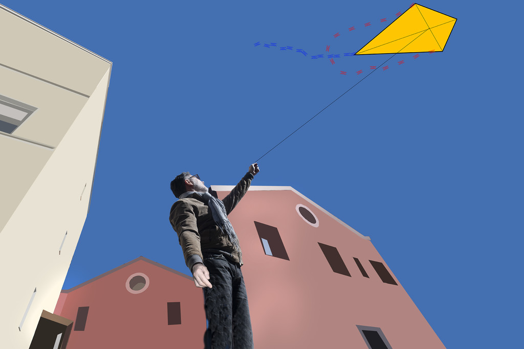 The kite #12 by domenicododaro