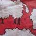 red and white sheep by anniesue