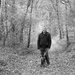 Phil and Ruby in The Woods Revisited (Yashica 50mm ML f1.7 vintage lens) by phil_howcroft