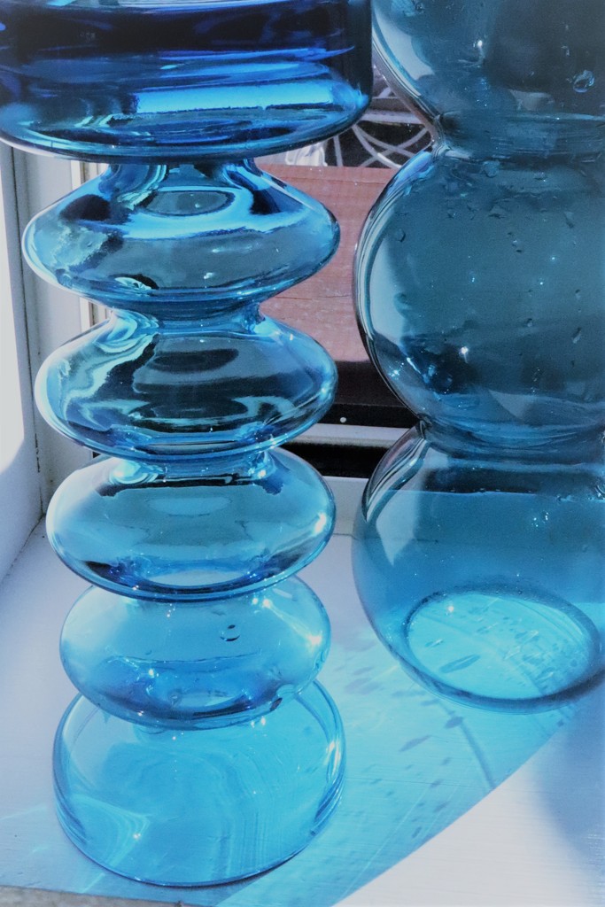BLUE Glass by sandradavies